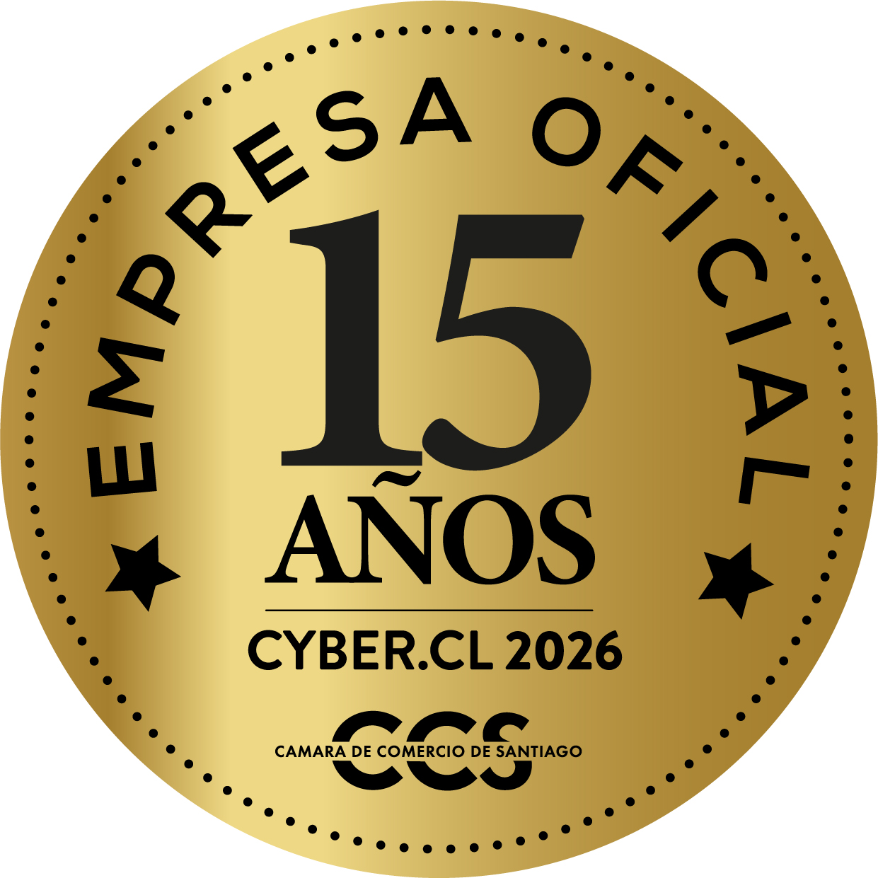 Empresa oficial Cyber 2026 — 15 años CCS